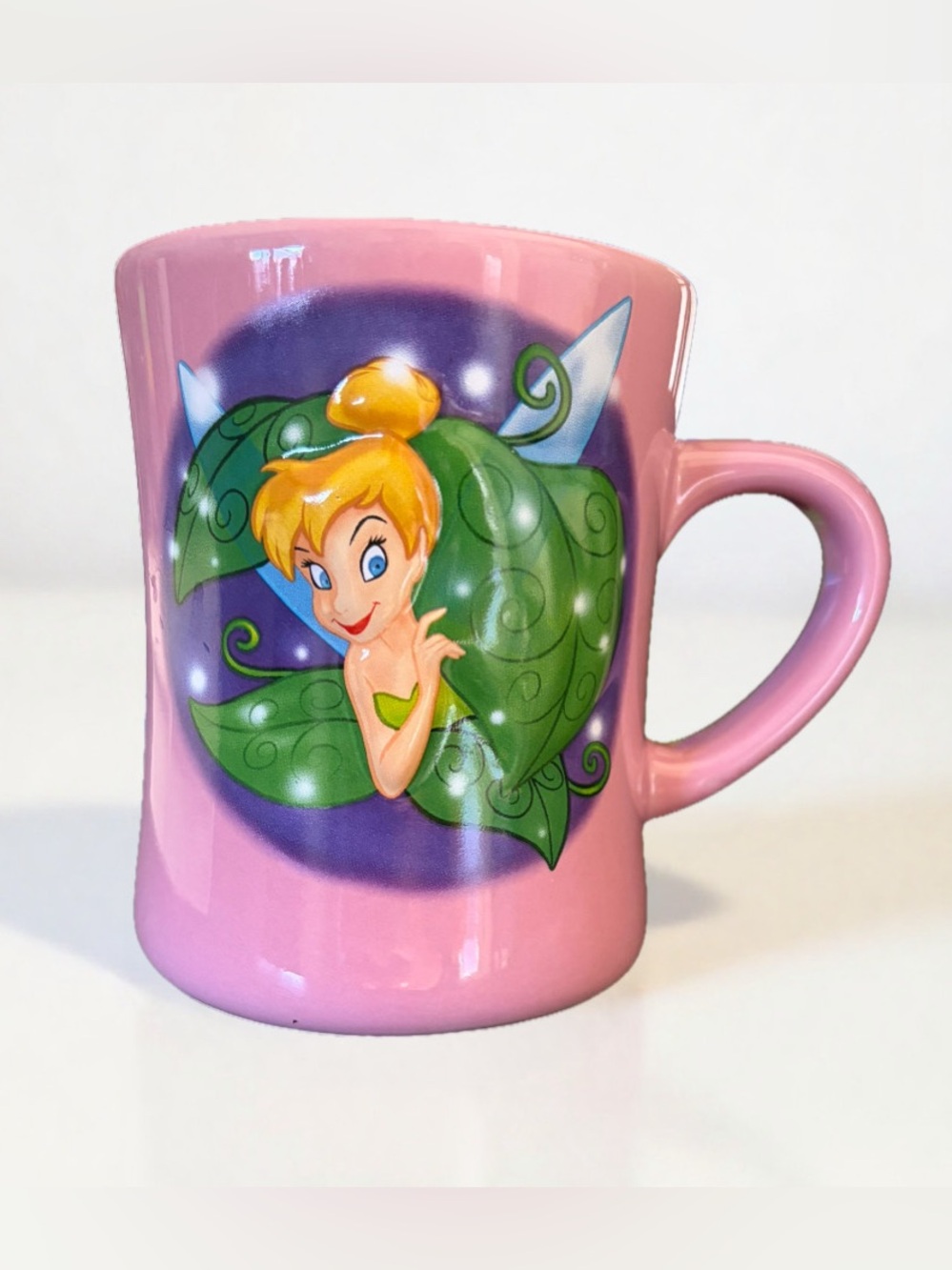 Disney Pink Tinker Bell Ceramic Mug